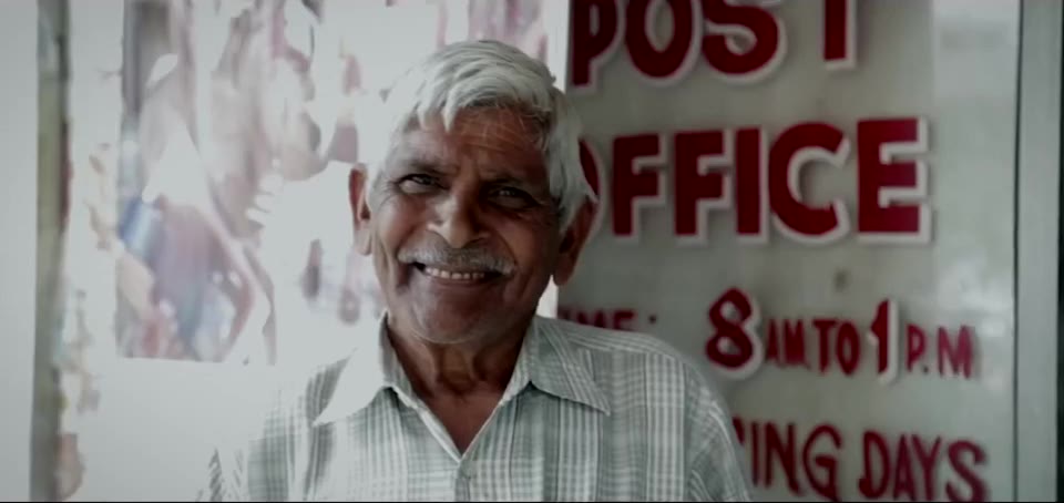 The post office from the photo, found in the India Post film